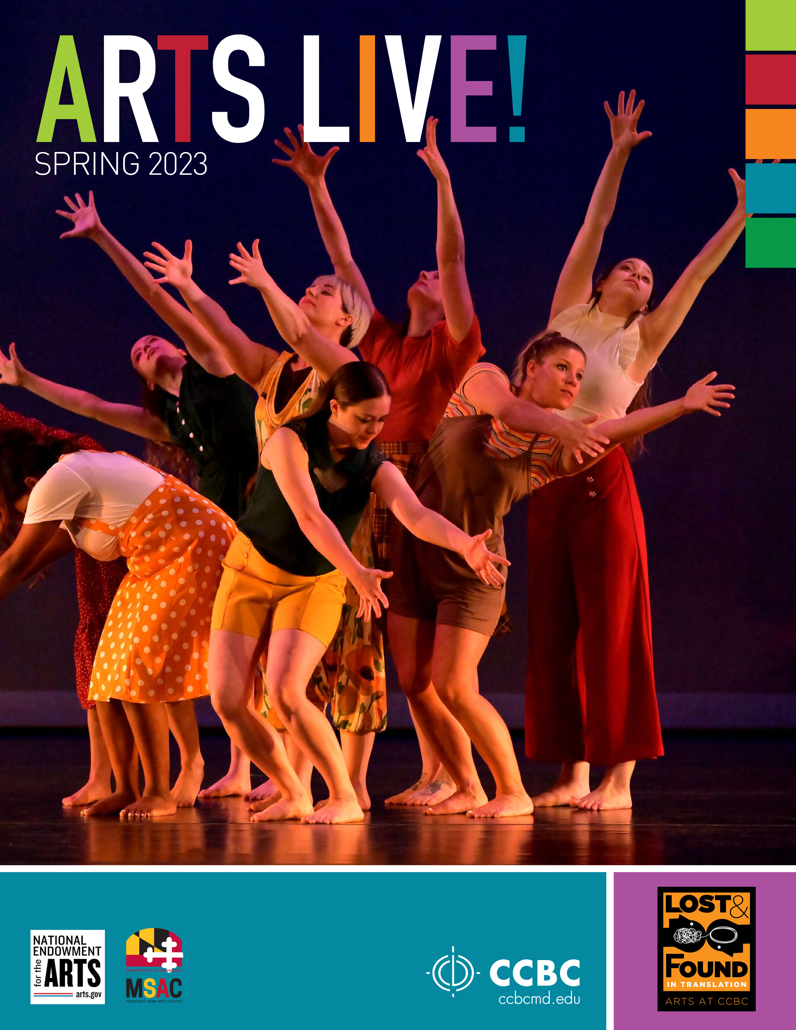 Arts Live! Spring 2023 page 1