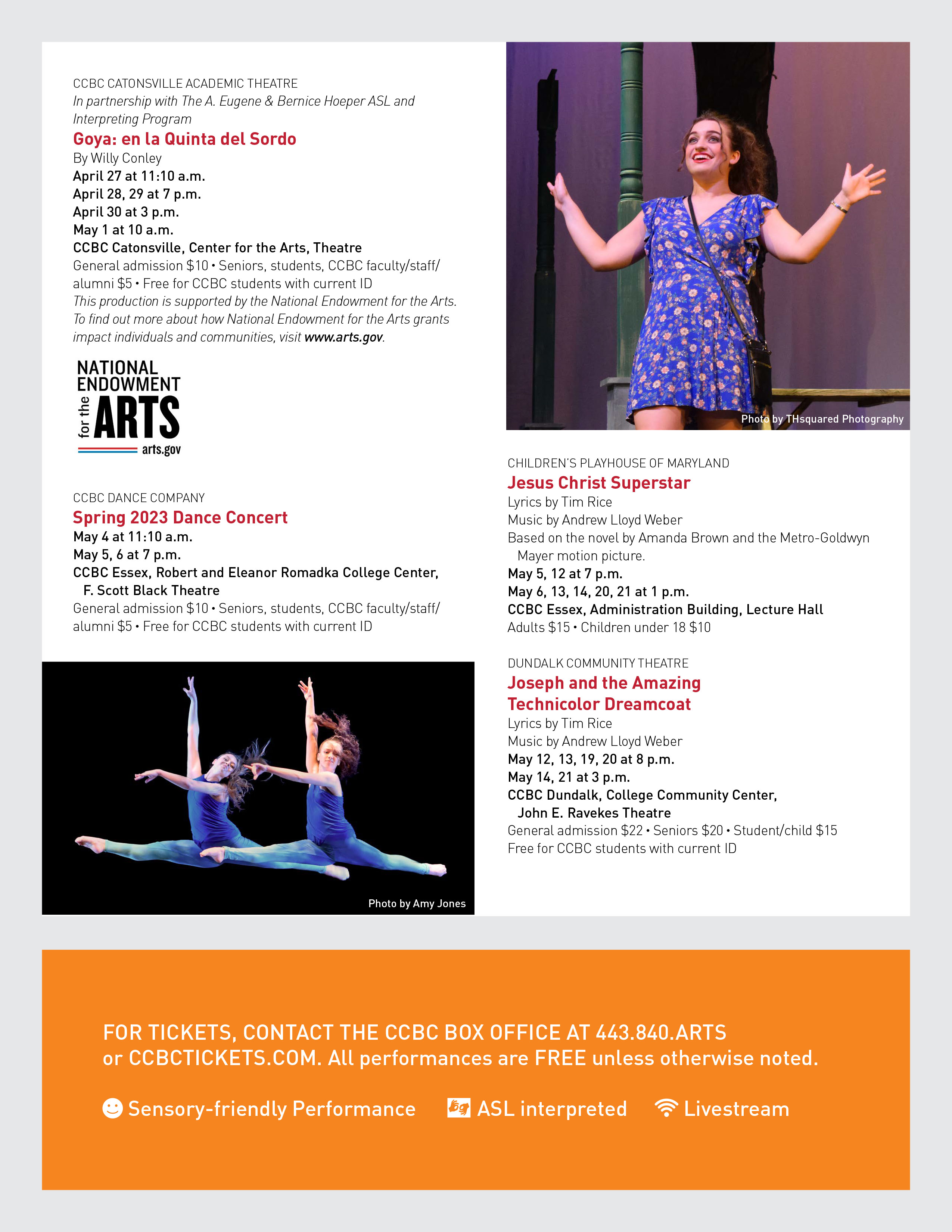 Arts Live! Spring 2023 page 3