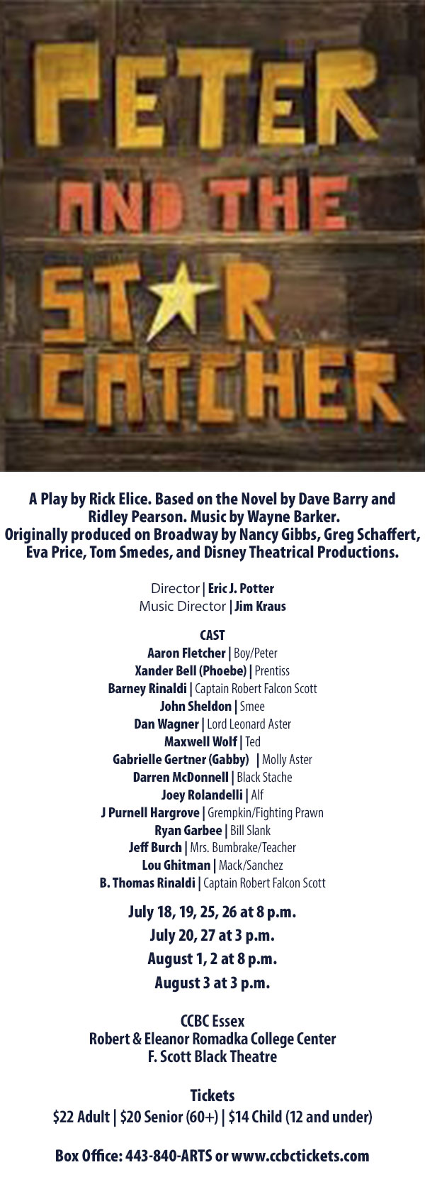 Peter and the Starcatcher info